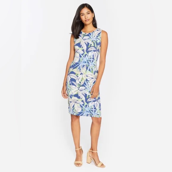 J. McLaughlin Sophia Floral Stretch Sheath Dress